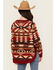 Image #4 - Cotton & Rye Women's Southwestern Print Button Sweater, Burgundy, hi-res