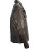 Image #2 - Milwaukee Leather Men's Lightweight Extra Long Biker Jacket - Big 5X , Black, hi-res
