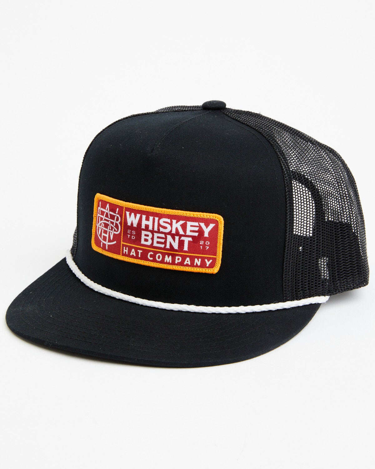 Whiskey Bent Men's Tombstone Ball Cap, Black, hi-res