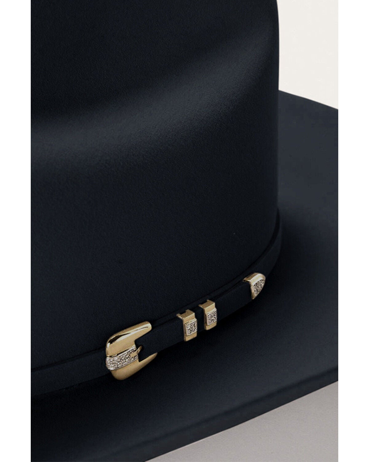 Image #3 - Stetson Diamante 1000X Fur Felt Cowboy Hat, Black, hi-res