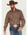 Image #1 - Stetson Men's Paisley Print Long Sleeve Snap Shirt, , hi-res