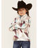 Hooey Girls' Geo Print Fleece 1/4 Zip Jacket, , hi-res