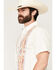 Image #2 - Moonshine Spirit&reg; Men's Mojave Southwestern Stripe Print Short Sleeve Snap Western Shirt, Ivory, hi-res