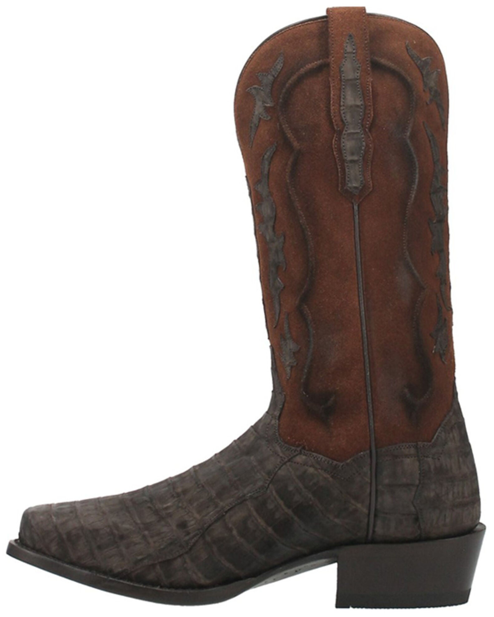 Dan Post Men's Socrates Exotic Caiman Tall Western Boots - Square Toe
