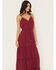 Image #2 - Idyllwind Women's Sleeveless Maxi Dress, Maroon, hi-res