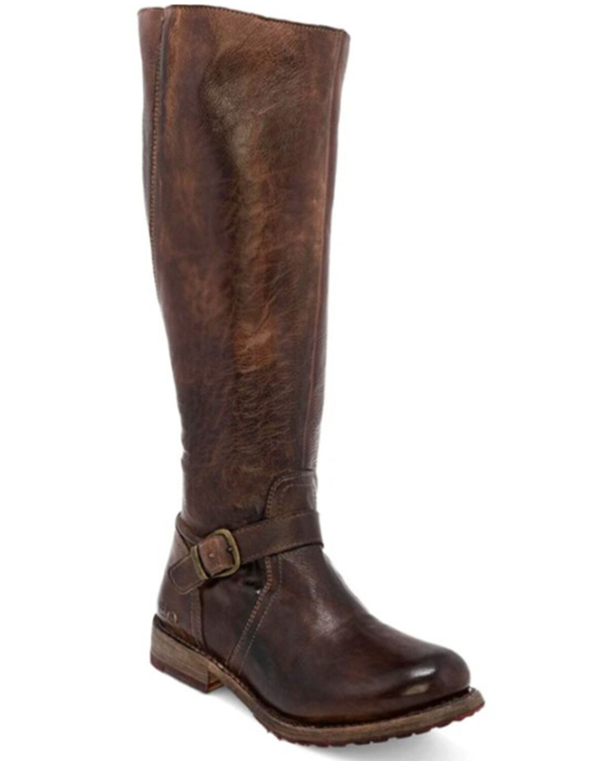 Image #1 - Bed Stu Women's Glaye Wide Calf Tall Fashion Boots - Round Toe, Brown, hi-res