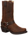 Image #2 - Durango Women's Harness Western Boots - Square Toe, Brown, hi-res