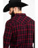 Image #5 - Cody James Men's Christmas Plaid Long Sleeve Western Flannel Shirt , , hi-res