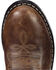 Image #5 - Cody James Boys' Holt Two-Tone Embroidered Western Boots - Round Toe, Brown, hi-res