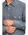 Rock & Roll Denim Men's Chambray Print Long Sleeve Western Shirt , , hi-res