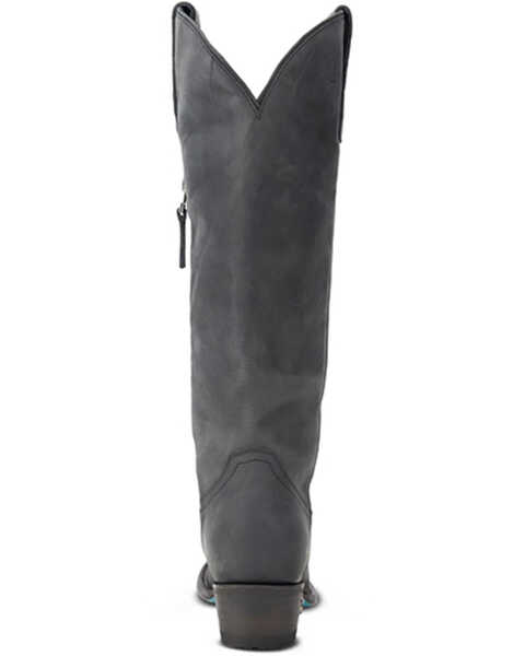 Image #5 - Lane Women's Plain Jane Tall Western Boots - Medium Toe , Black, hi-res