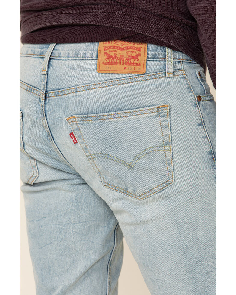 Levi's Men's 511 Blue Stone Light Stretch Slim Straight Jeans | Sheplers