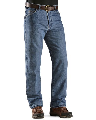 Wrangler Jeans - Rugged Wear Relaxed Fit Flannel Lined | Sheplers