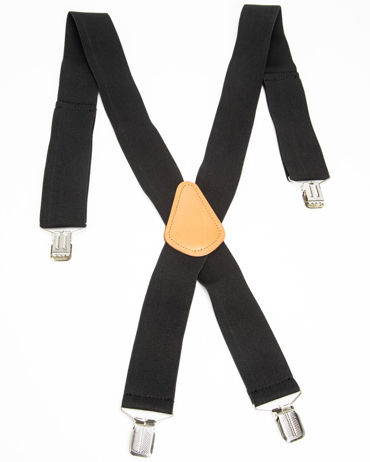 Hawx Men's Work Suspenders, Black, hi-res