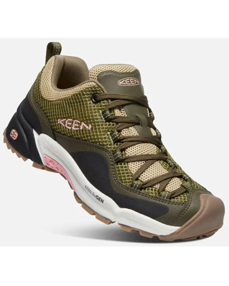 Keen Women's Wasatch Crest Vent Hiking Shoes, Olive, hi-res