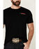 Image #3 - Rock & Roll Denim Men's Mexico Flag Short Sleeve Graphic T-Shirt, Black, hi-res