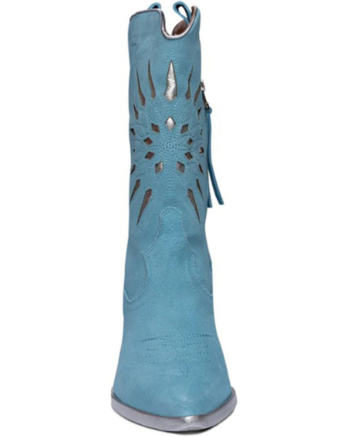 Image #3 - Golo Women's Mae Western Boots - Snip Toe, Blue, hi-res
