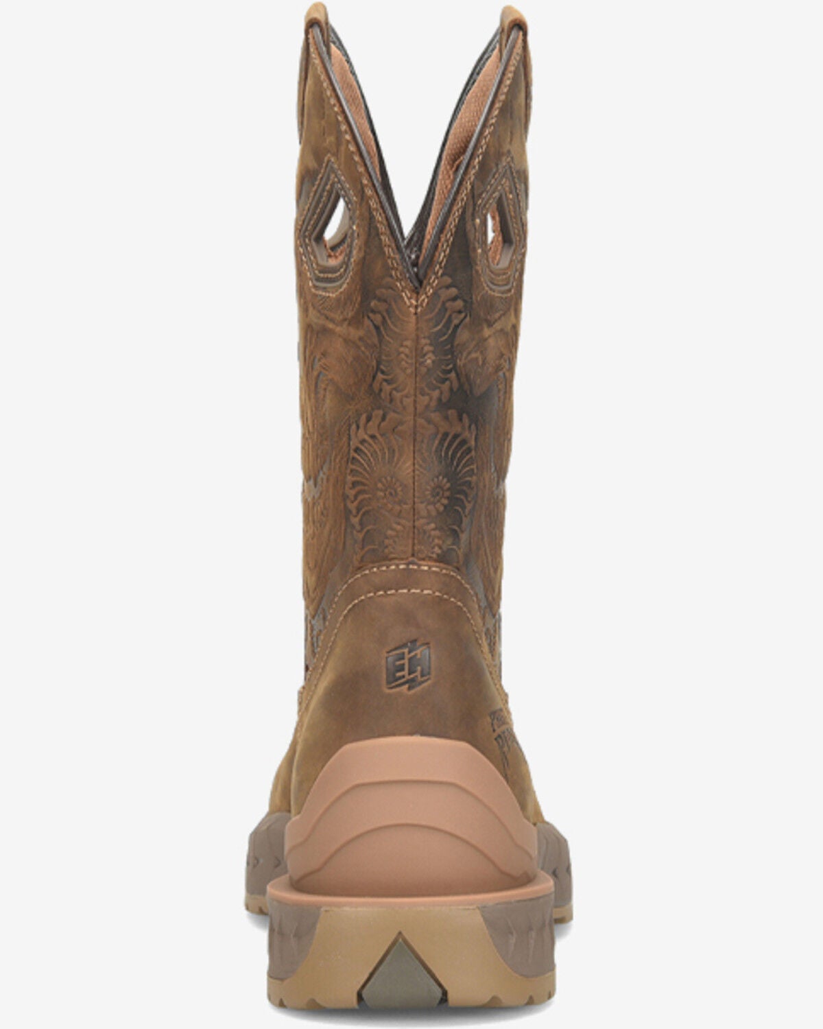 Image #3 - Phantom Rider Men's 11" Hellstinger Pull-On Work Boots - Composite Toe, Dark Brown, hi-res