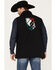 Image #4 - RANK 45® Men's Mexico Chute Gate Softshell Vest, Black, hi-res