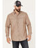 Image #1 - Moonshine Spirit Men's Thunder Road Solid Long Sleeve Snap Western Shirt , Brown, hi-res