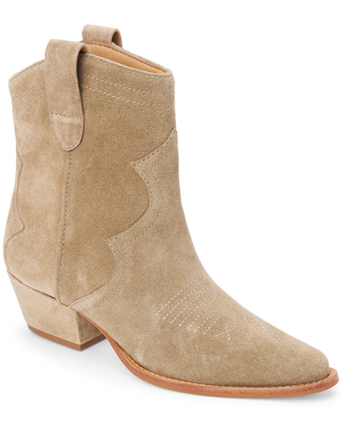 Matisse Women's Arlo Ankle Booties - Round Toe, Taupe, hi-res