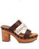 Image #2 - Dingo Women's Chateau Wooden Sandals, Brown, hi-res