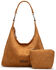 Image #2 - Wrangler Women's Floral Tooled Hobo Bag with Pouch, Brown, hi-res