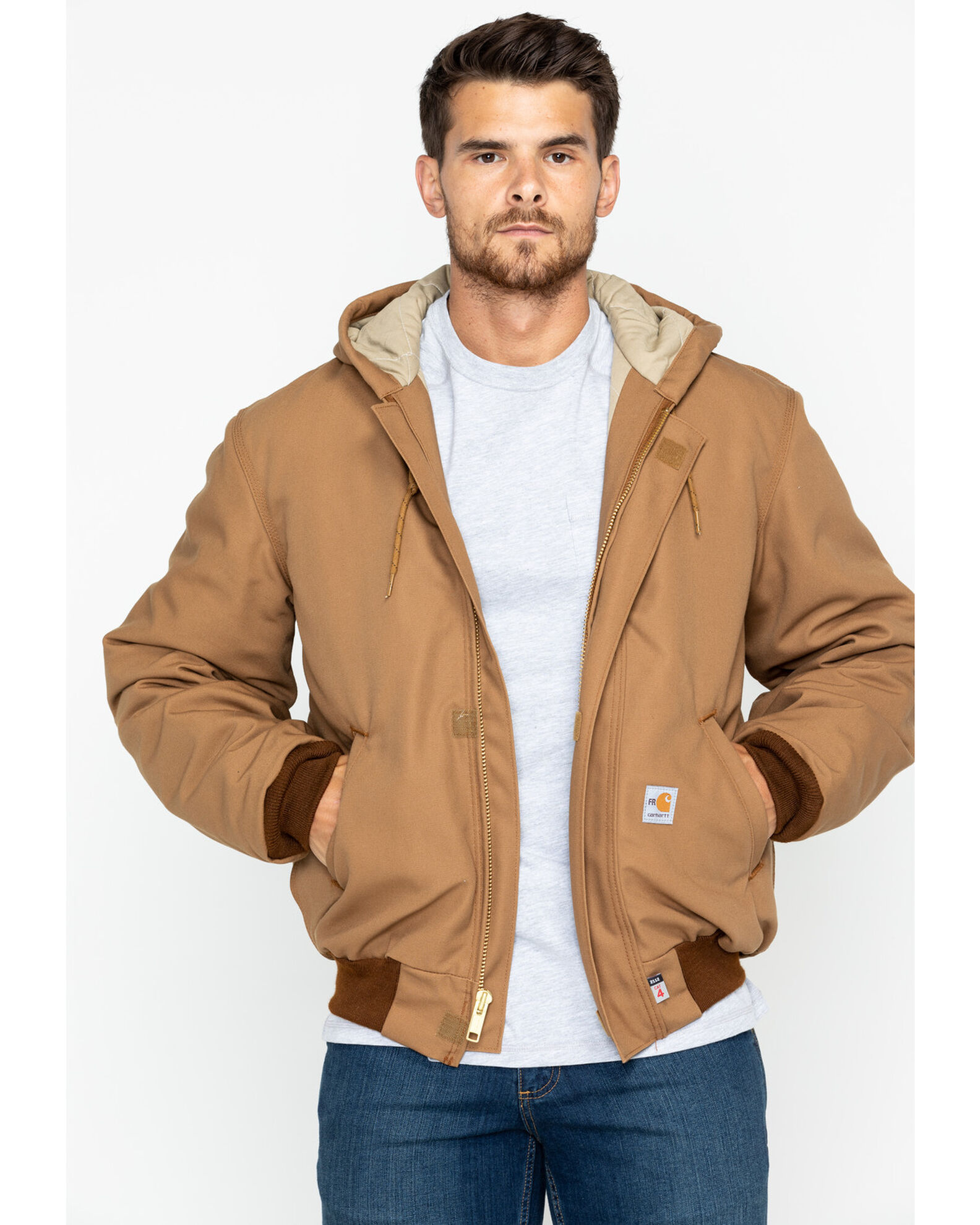 Carhartt Men s FR Duck Active Hooded Jacket Sheplers