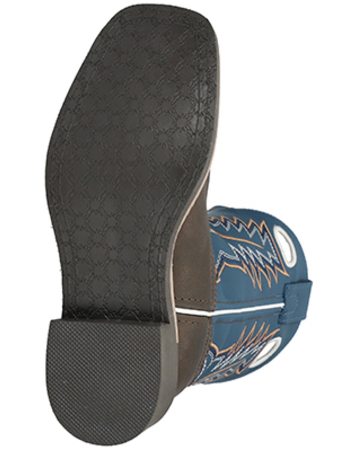 Image #7 - Smoky Mountain Little Boys' El Paso Western Boots - Broad Square Toe, Dark Brown, hi-res