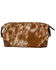 Image #1 - Myra Bag Women's Cullom Trail Hair-On Hide Makeup Kit , Brown, hi-res