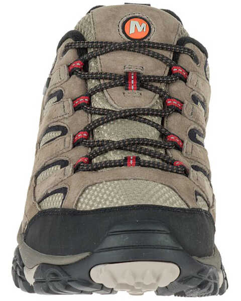 Merrell Men's Moab Waterproof Hiking Shoes - Soft Toe, Dark Brown, hi-res
