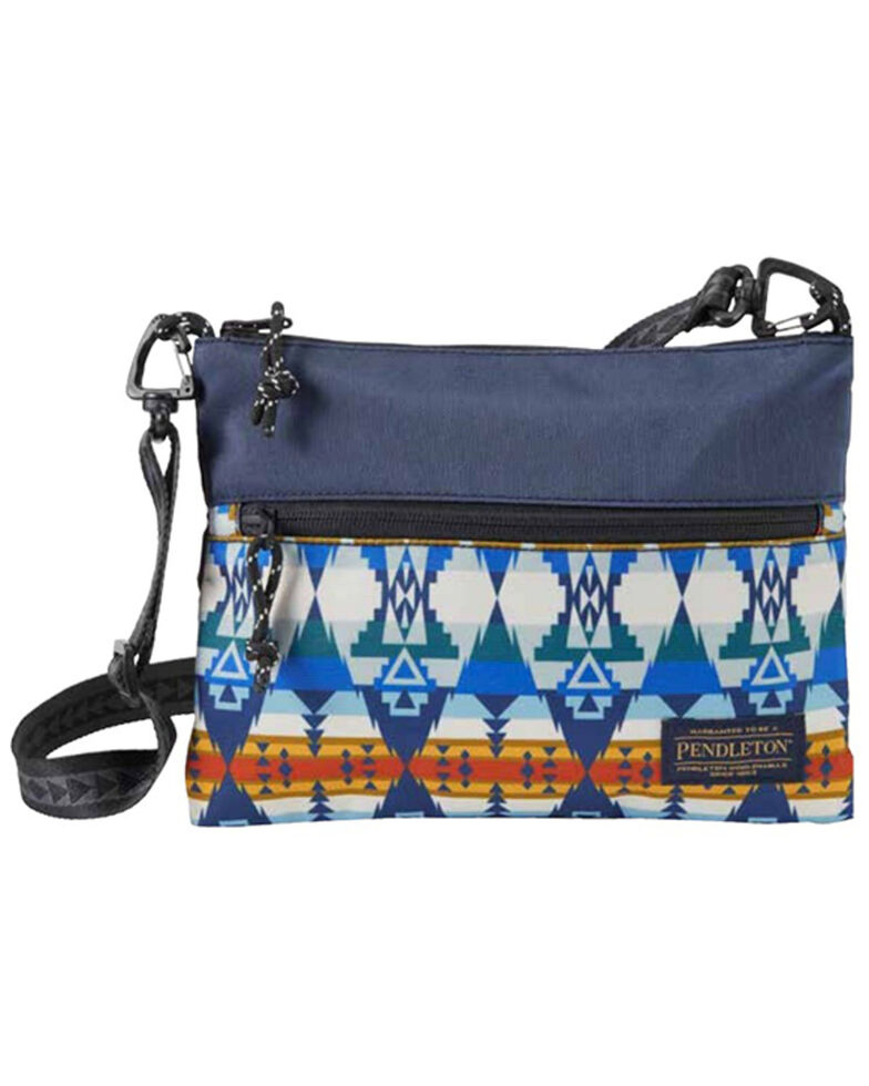 Pendleton Women's Siskiyou Satchel Bag, Blue, hi-res