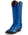 Image #2 - Tony Lama Women's Emilia Western Boots - Snip Toe, Blue, hi-res
