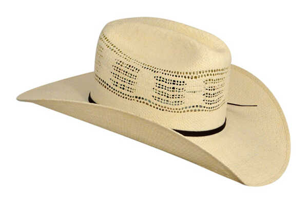 Image #1 - Bailey Ricker Straw Cowboy Hat, Natural, hi-res
