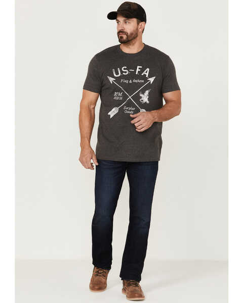 Image #2 - Flag & Anthem Men's Surplus Goods Graphic T-Shirt , Charcoal, hi-res