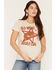 Image #1 - Day Dreamer Women's Old West Slim Fit Graphic Tee, Cream, hi-res