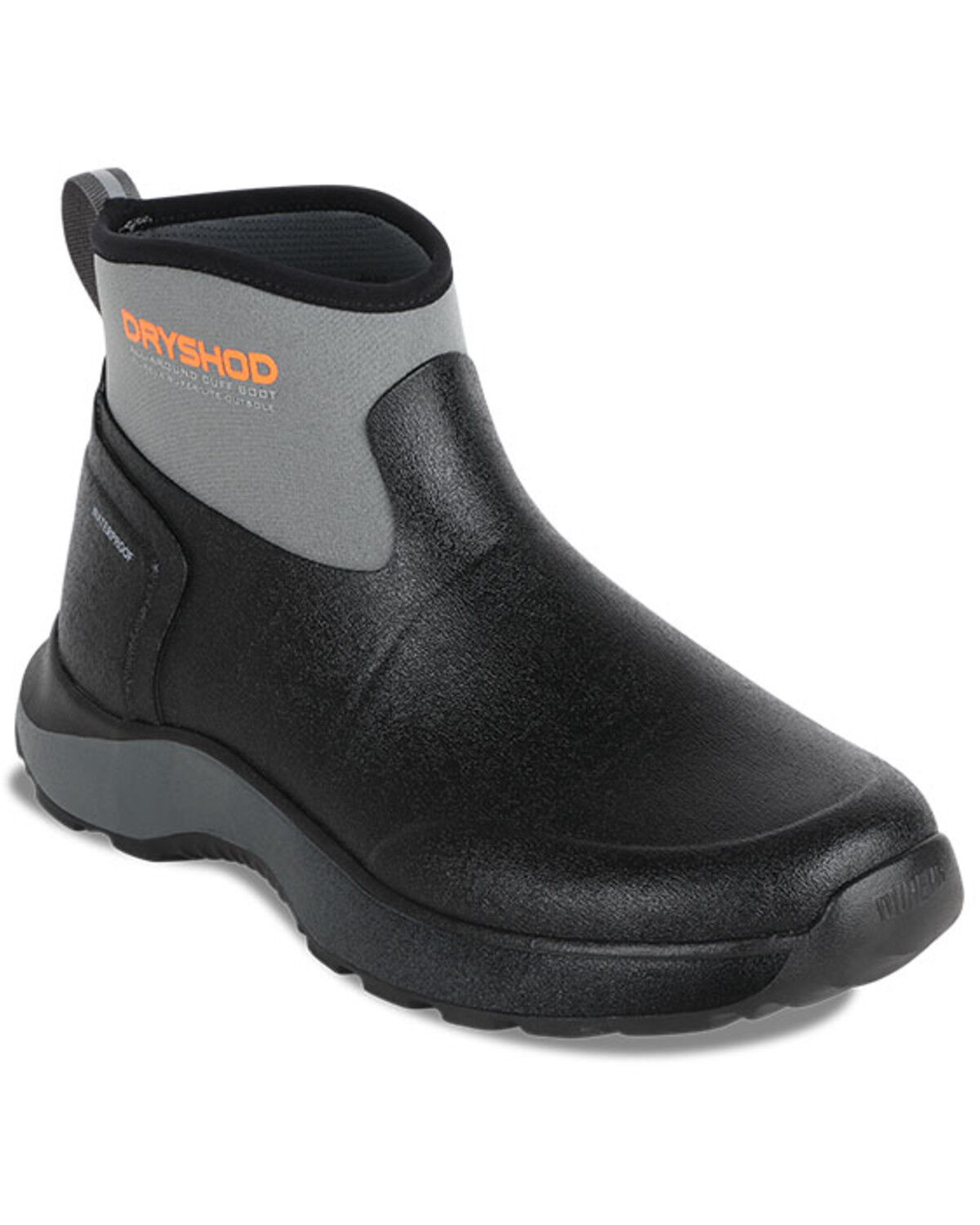 Image #1 - Dryshod Men's Evalusion All around Cuff Rubber Boots - Soft Toe, Black, hi-res