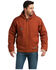 Ariat Men's Copper Rebar Duracanvas Hooded Zip-Front Work Jacket , Brown, hi-res