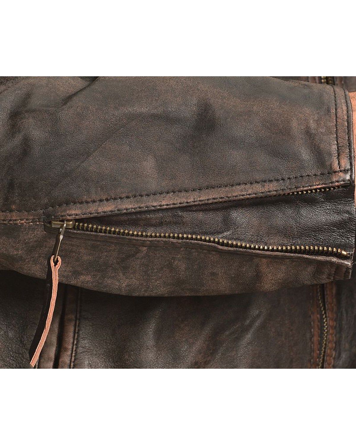 Image #4 - Scully Vintage Lamb Jacket, Brown, hi-res