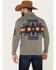 Pendleton Men's Harding Shawl Cardigan, Grey, hi-res