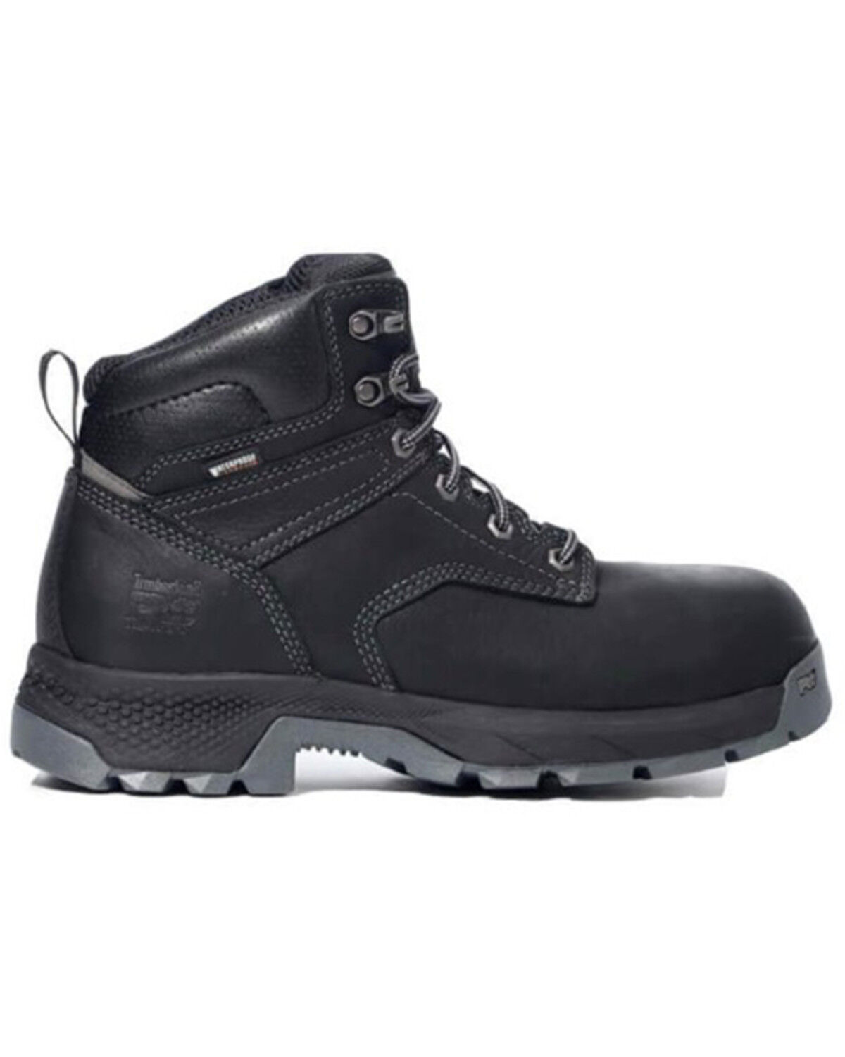 Image #2 - Timberland PRO Men's 6" TiTAN® EV Waterproof Work Boots - Composite Toe, Black, hi-res