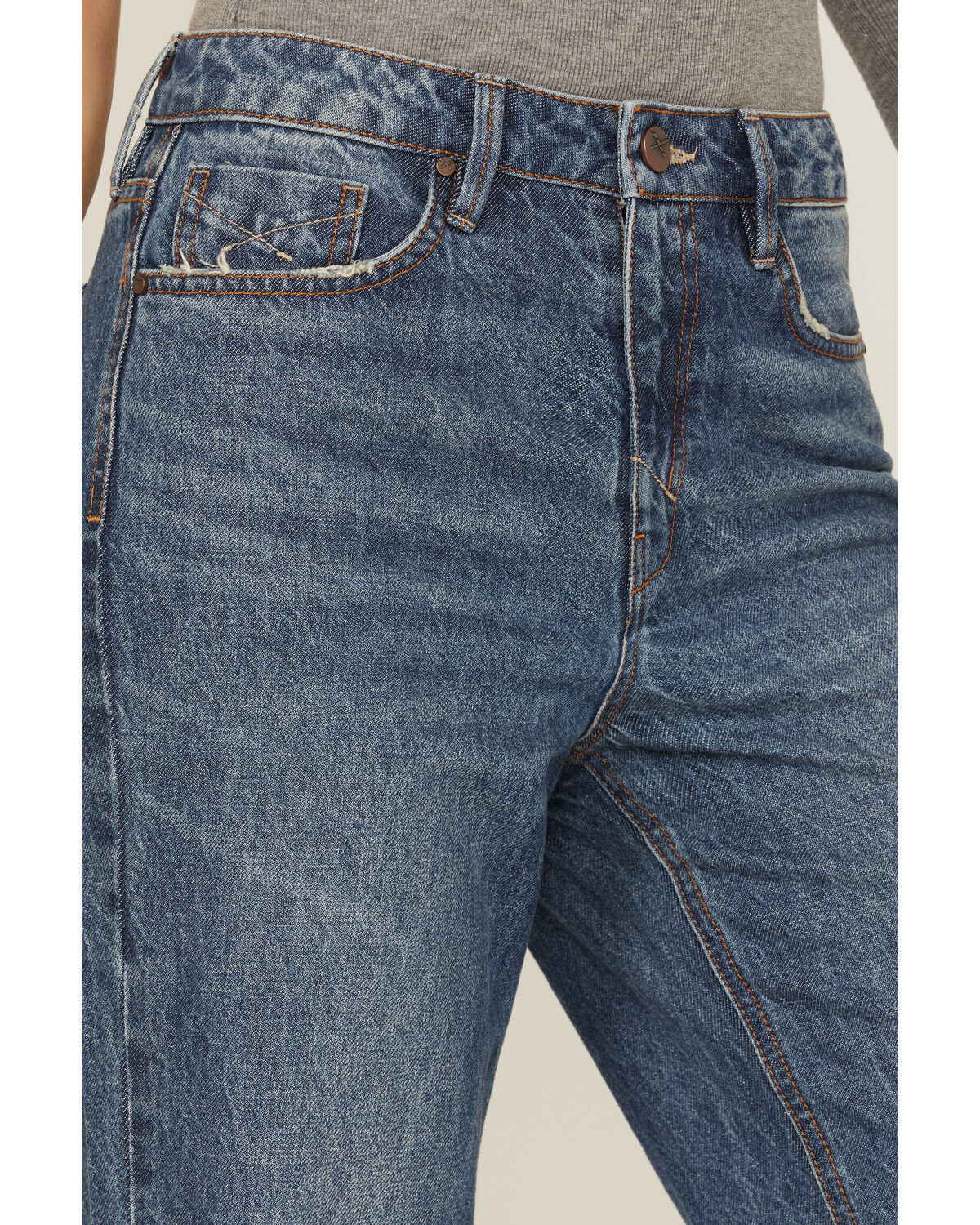 Image #2 - Unpublished Denim Women's Joelene Coda Straight Jeans, Blue, hi-res