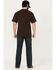 Image #3 - Ariat Men's Rebar M7 McCoy Dark Wash Durastretch Slim Straight Work Jeans, Blue, hi-res