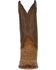 Image #4 - Dan Post Men's Gehrig Exotic Ostrich Western Boots - Round Toe, Tan, hi-res