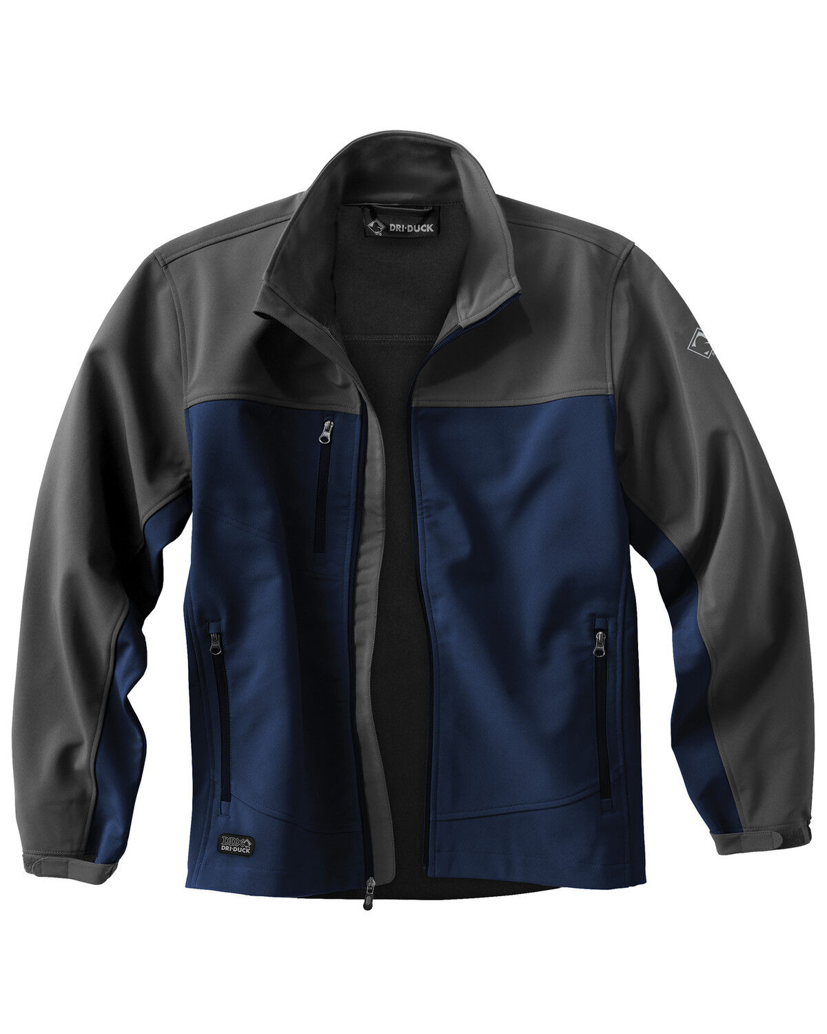 Image #1 - Dri Duck Men's Motion Softshell Jacket - Big & Tall, Dark Blue, hi-res