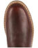 Georgia Boot Men's Romeo Waterproof Slip-On Work Shoes - Round Toe, Brown, hi-res