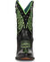 Image #3 - Corral Women's Fluorescent Embroidered and Studded Western Boots - Round Toe, Black, hi-res