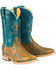 Tin Haul Women's Wild and Free Western Boots - Broad Square Toe, Tan, hi-res