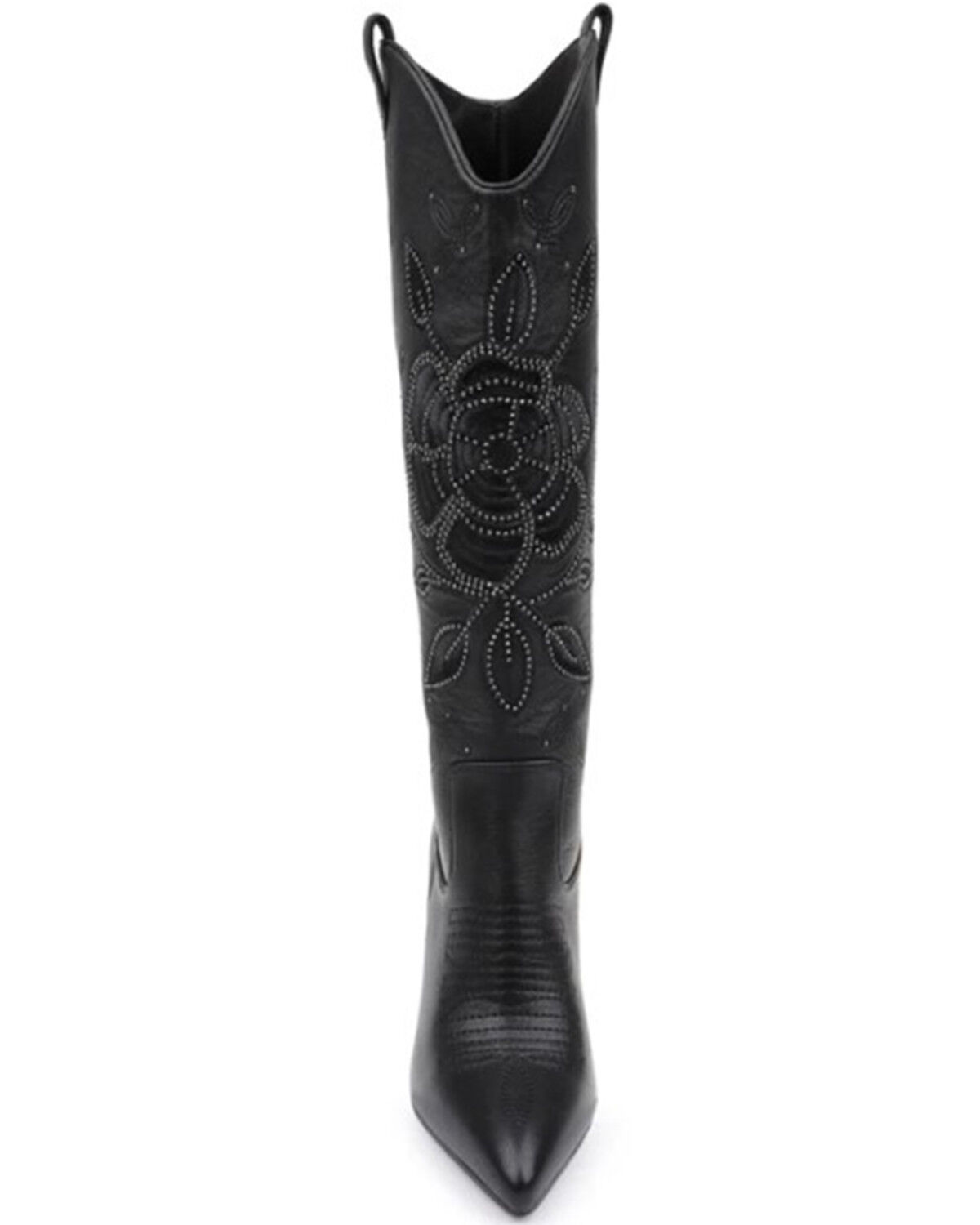 Image #4 - DanielXDiamond Women's Acadia Embroidered Western Boots - Snip Toe, Black, hi-res