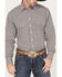Image #3 - Resistol Men's Porter Mini Checkered Print Long Sleeve Snap Western Shirt, Chocolate, hi-res